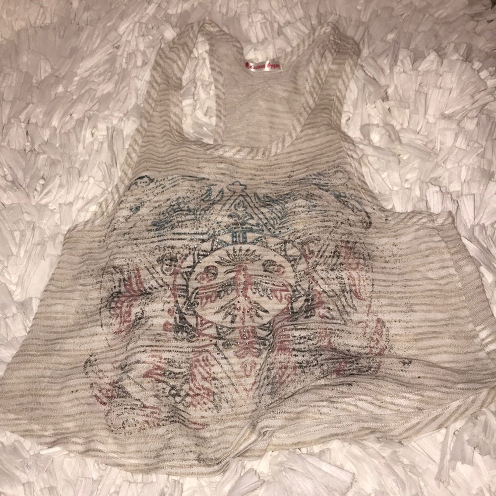 Aztec print top